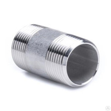 Ниппель двойной barrel 3/4" DN20 (26,9 мм) AISI 304, ISO