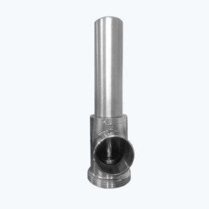Ограничительный клапан угловой Р-С Dn80 AISI 304 (АРТ 5360)
