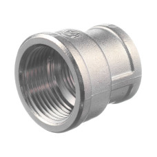 Муфта переходная ВР-ВР 1/2"х3/8" DN15/10 (21,3х17,2 мм) AISI 304, ISO